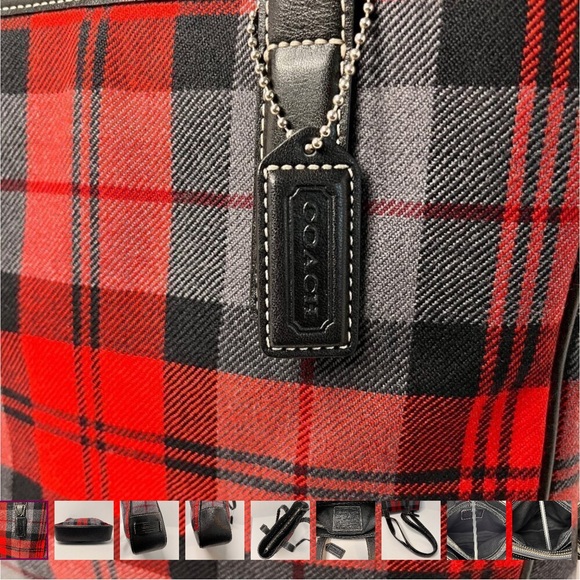 Beautiful Vintage Coach Hamptons Divided Tote #6753 - Picture 3 of 13